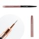 MasterTouch Pro Tanki Brush za gel dekoracije Rose Gold 3mm