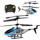 Helikopter na daljinsko upravljanje s plavim LED dronom