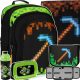 kolski ruksak Minecraft Pixel Game Kilof za 1-3 razred s kompletom dodataka