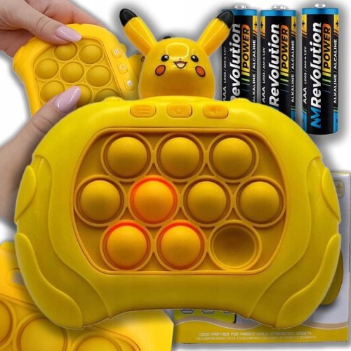 POP IT PIKACHU ELEKTRIČNA ARKADNA IGRA + 3 BATERIJE
