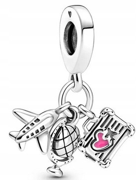  CHARMS PRIVJESAK PUTNI KOVČEK AVION GLOBUS
