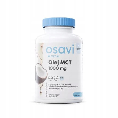 OSAVI Vital MCT Oil 1000mg 120 mekih kapsula