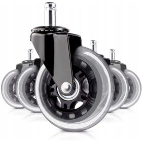  KOTAČI ZA IKEA Okretnu fotelju Gumeni silikon 5 KOM 10 mm