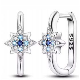 Venus elegantne viseće naušnice sa srebrnom zvijezdom