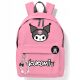 Plećak Kuromi Hello Kitty za školu s privjeskom i iglom