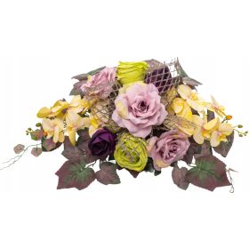 Grobnica, cvjetni aranžman u saksiji za groblje