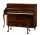 Stilizirano klavir Charles R. Walter Queen Anne - proizvedeno u SAD-u