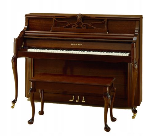 Stilizirano klavir Charles R. Walter Queen Anne - proizvedeno u SAD-u