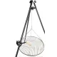  Garden Tripod Grill 185 cm rešetka od nehrđajućeg čelika podesivi kolut