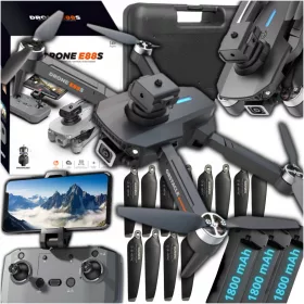   Dron ALLNOEL E88S PRO sa 2 kamere WIFI HD - Najbolji izbor za učenje letenja! Sada po sniženoj ceni! Novi model drona E88S PRO sa strujom očiju za stabilniji let. U paketu dobijate 3 baterije od 1800m