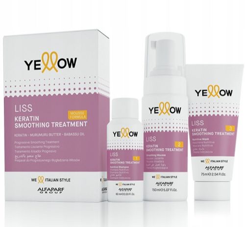 Yellow Keratinski Set za Ravnanje Kose by Alfaparf