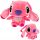 Roza medvjedić LILO I STICH 45 cm plišana igračka s maskotom Cuddly ANĐEO