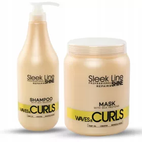    STAPIZ Waves&Curls šampon + maska za kovrčavu valovitu kosu 1000 ml