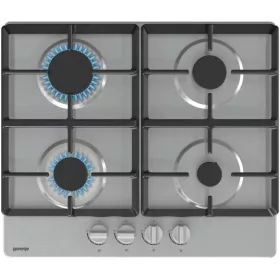    Gorenje G641XHC plinska ploča za kuhanje, čelik, 4 plamenika, 60 cm