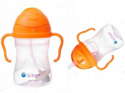  B.Box BB00509 boca za vodu sa slamkom, 240 ml, narančasta