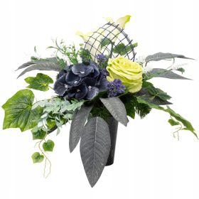 Stroj za grob s cvijećem