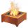  Premium Corten Square 700 Outfire Steel Garden Fire Pit