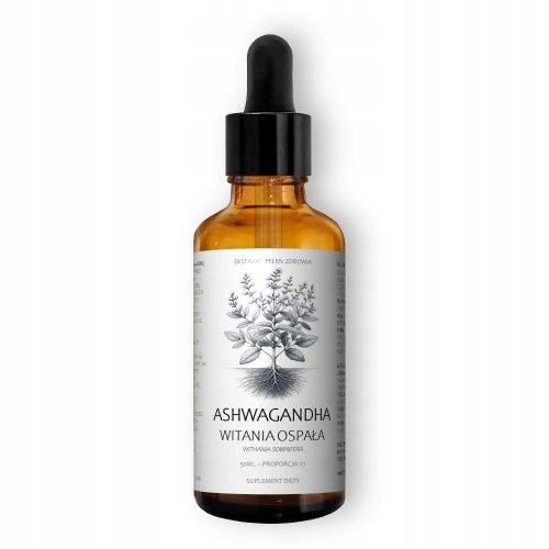 Ashwagandha 1:1 Ekstrakt Tekući - Prirodni adaptogen za vaše zdravlje, 50ml