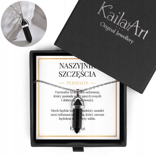 Crni Turmalin Privjesak za Naszyjnik od KailaArt