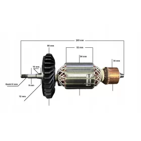  Rotor za Bosch / Einhell Global E-WS 230-2350 brusilicu