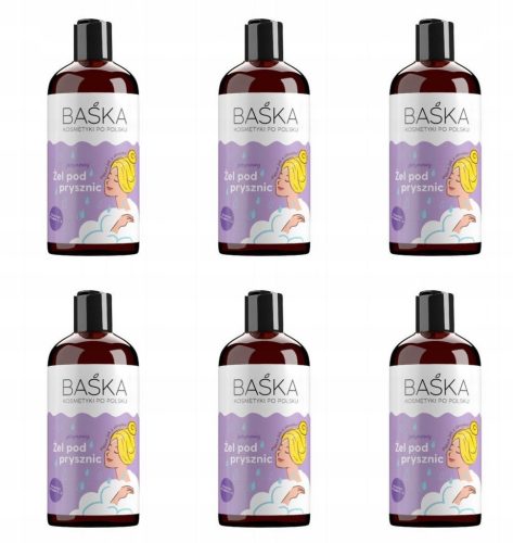 BAŠKA Žel za tuširanje s okusom kupine 500 ml - Pakiranje od 6 komada