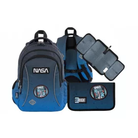   SET RUKSAK + PERNICA NASA MAJEWSKI TUBE + jednostruka rasklopiva pernica ST.DESNO
