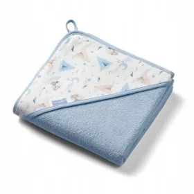    Kupaći kostim od frotira s kapuljačom 100x100cm Babyono 1552/02 plavi