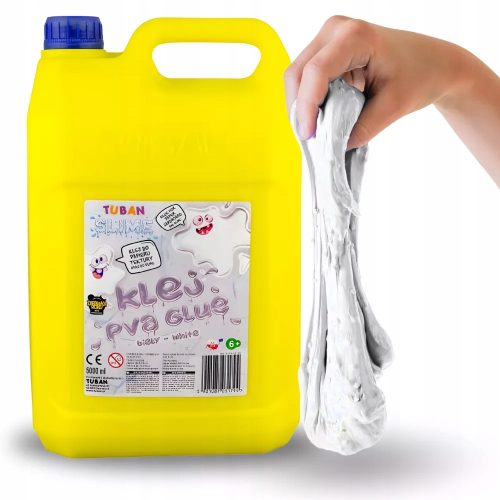 Super SLIME ljepilo, bijelo PVA ljepilo za aktivator DIY, velika bočica 5l Tuban