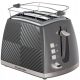  Russell Hobbs Groove Grey toster 26392-56 srebrna/siva 850 W