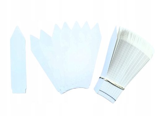 Vrtlarstvo PVC etikete sa strelicama za pisanje BIJELE 105x23.5mm 100 komada