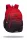 CoolPack Crni Ruksak s Više Odjeljaka, Nijanse Crvene, 26 l