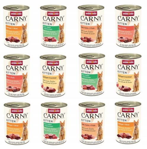  Animonda Carny Kitten Mix of flavors 12x 400g
