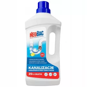  Biološki Udražni Gel za Septičke Jame NeoBac Kanalizacijski Gel - Uklanja Blokade - Limun 1L