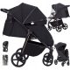 Dječja kolica Luksuz Plus 2024 CRL-5515 Jet Black + Dodaci