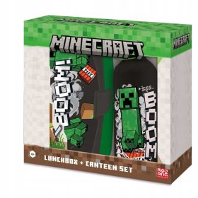 Kids Euroswan Minecraft boca za vodu i set za ručak 500 ml