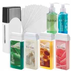    ItalWax Set za depilaciju 4x vosak u roli + GRIJAČKE trakice za vosak