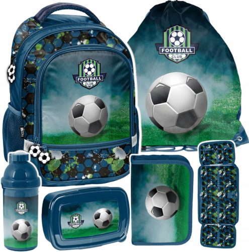 SET PASO ŠKOLSKI RUKSAK za 1-3. razred s Nogometnom Loptom i 5 dodatnih proizvoda