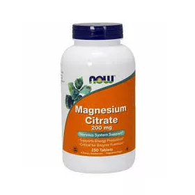 Now Foods Citrat Magnezija 200 mg - 250 tableta