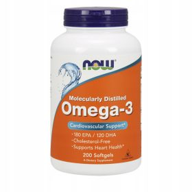   Now Foods Omega-3 Kapsule s EPA i DHA - Prirodni Koncentrat Ribljeg Ulja