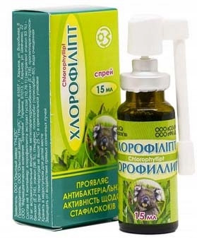 Chlorofilipt Sprej s Eukaliptusom - Prirodni Antiseptik 15ml