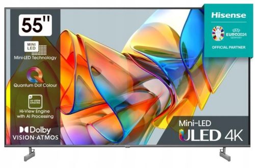  Hisense 55U6KQ 55" 4K UHD LED TV, crni