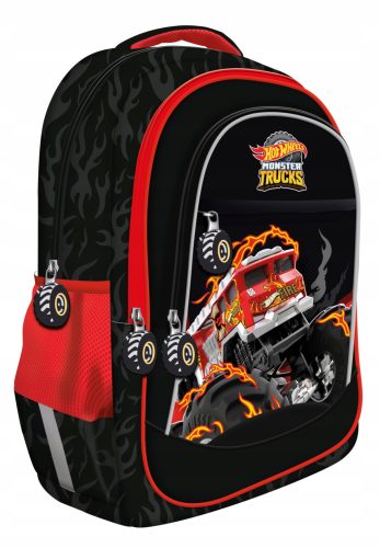 kolski ruksak s više odjeljaka Hot Wheels Majewski Crni Auto, 22L