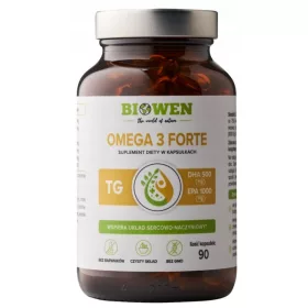   Omega 3 Forte Biowen 1000 mg EPA, 500 mg DHA - 90 kapsula za zdravlje srca
