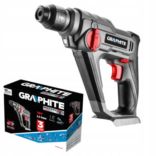Graphite Akumulatorska Udarna Bušilica SDS+ 0.8J 18V Bez Baterije