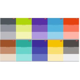 Komplet bilježnica s listom Unipap A5 60k Color Stripes