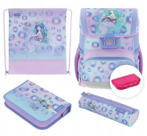 Herlitz Loop Plus Mystic Mermaid Školska Torba s Opremom + Gratis