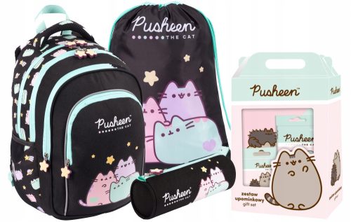 Ruksak za školu s više odjeljaka Pusheen St. Majewski Multicolor 22 l