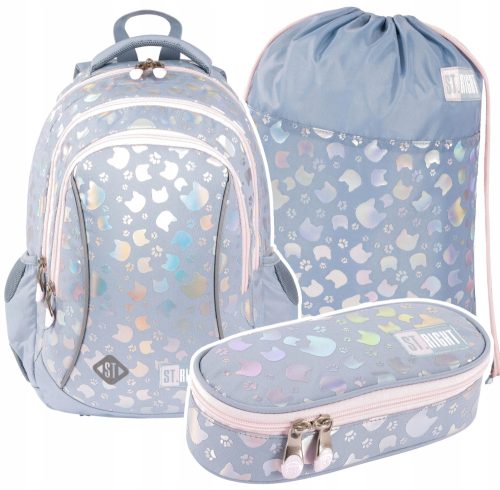 Ruksak za školu ST.RIGHT Multicolor 20 l + 2 dodatna proizvoda