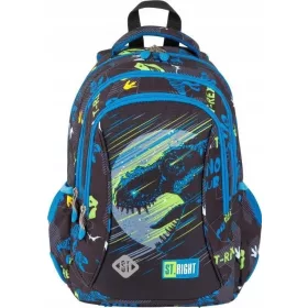 St.Right Ruksak školski s 3 pretinca Dinosaur BP26
