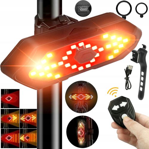  Lampa za bicikl sa žmigavcima za bicikl